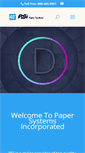 Mobile Screenshot of papersystems.com