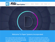 Tablet Screenshot of papersystems.com